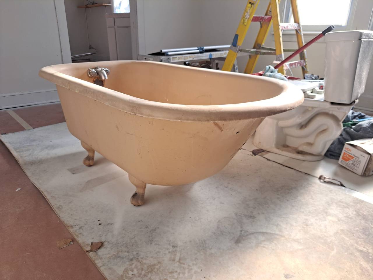 houston bathtub refinishing before